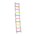 thumbnail image 2 of Escalera de pájaros de madera, puente de escalada de loros, soporte de madera de instalación simple, juguete para masticar loros, soporte de percha nudos helados Fernando Escalera para pájaros, 2 of 8