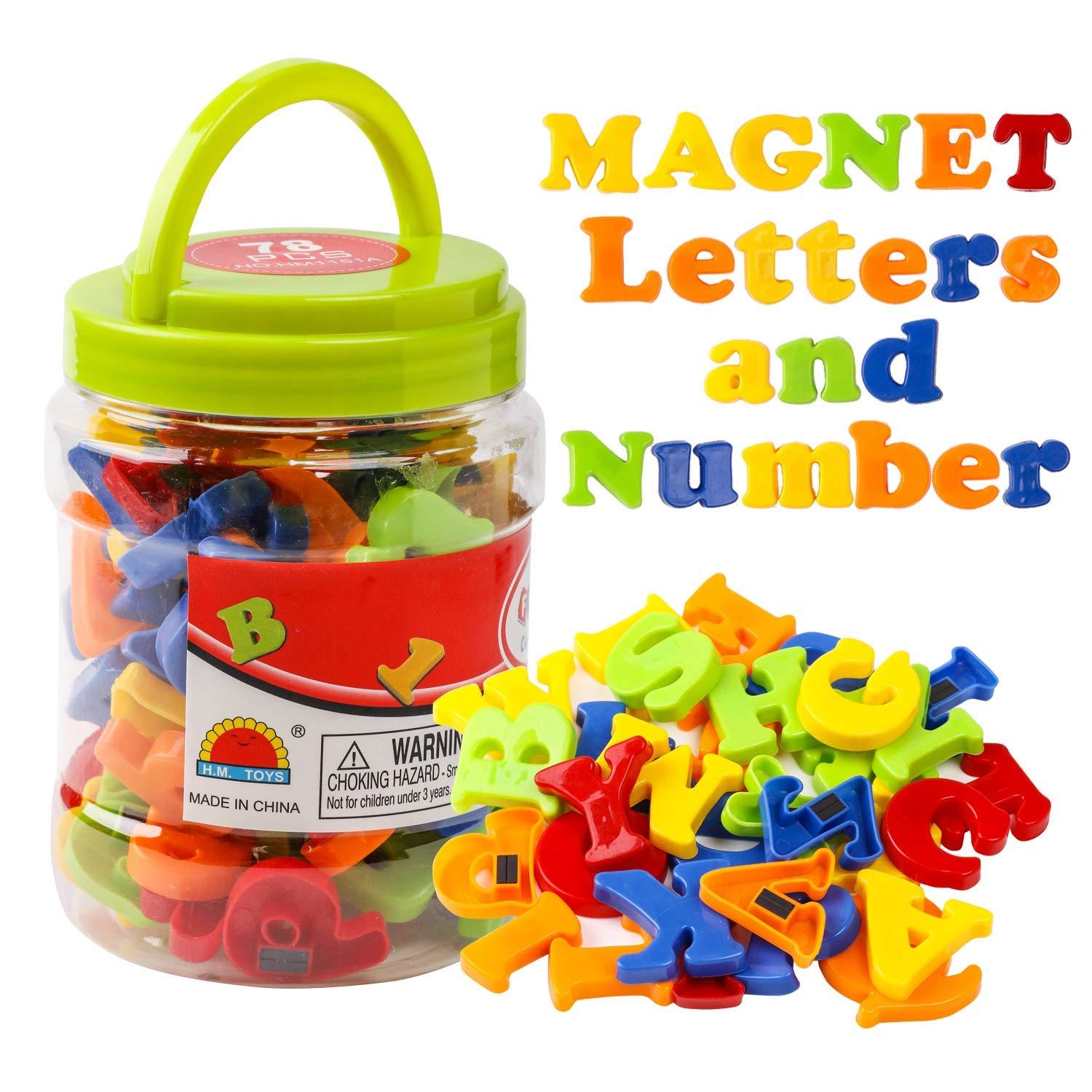 Top Quality Multi-Use Fun Educational For Kids. Magnetic Fridge Letters,Numbers