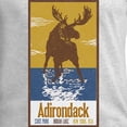 thumbnail image 3 of CafePress - Adirondack Moose Long Sleeve T Shirt - Unisex Cotton Long Sleeve T-Shirt, 3 of 4