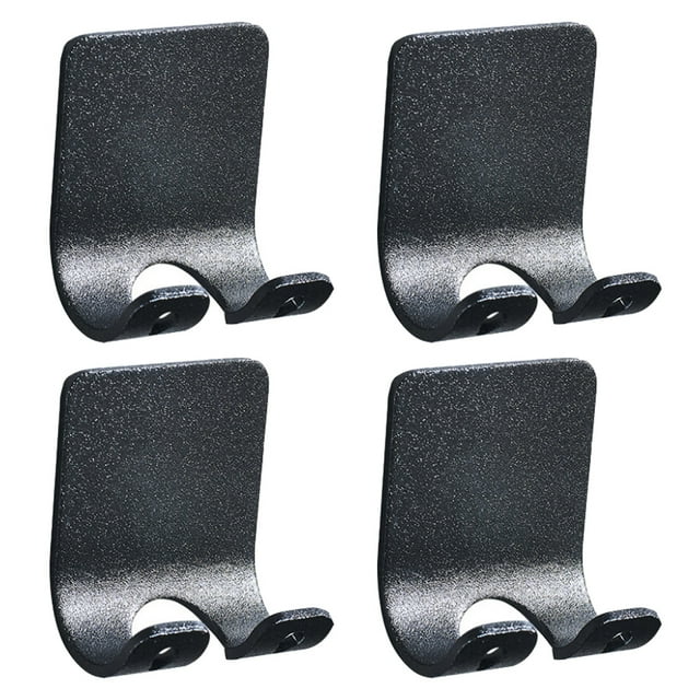 4 soportes resistentes para maquinillas de afeitar, ganchos de baño para afeitadora, ganchos de almacenamiento sin perforaciones.