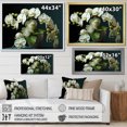 thumbnail image 4 of Designart "Realistically Elegant Green Orchids I" Orchids Floater Framed Canvas Prints, 4 of 5