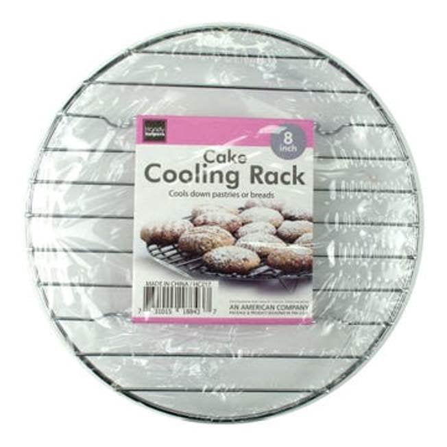 8Inch Round Metal Wire Cake Cooling Rack Cools Down Pastries or