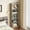 Light gray, variant on YQ JENMW Multi-Tier Freestanding Modular Bookcase, Versatile Storage Shelf Organizer for Home Office Living Room Adults