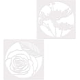 thumbnail image 1 of Cutout Ing Template Diy Scrap Craft Photo Accessories 2 Pieces, 1 of 4