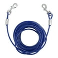 thumbnail image 2 of Dog Tie Out Cable Strong Steel Wire Bite Resistant Dog Leash for Outdoor Camping Small Medium Large Dogs, 2 of 7