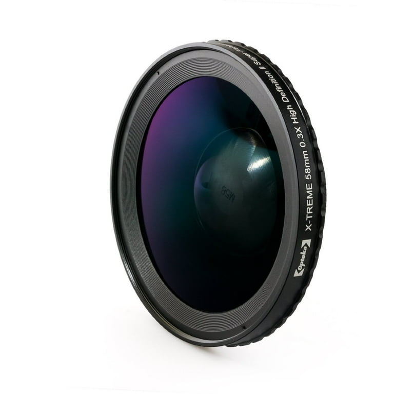 Opteka 58mm 0.3X HD2 X-TREME Super Fisheye Lens for Canon