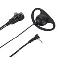 thumbnail image 3 of Auricular tipo D con conector de 2,5 mm, auriculares con gancho para la oreja de seguridad para radios Motorola con botón PTT, 3 of 11