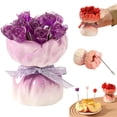 thumbnail image 2 of Dinnerware Set Rose Shaped Forks with Elegant Ceramic Storage Vase Novelty Artificial Rose Fork Set Creative Tableware Set for Home Kitchen and Dining Decor Accessories Tableware,Cutlery Set,Ceramic, 2 of 9