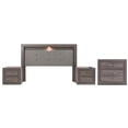 thumbnail image 1 of Recamara KS 4 Piezas Aurora Sin Espejo - Gris, 1 of 5