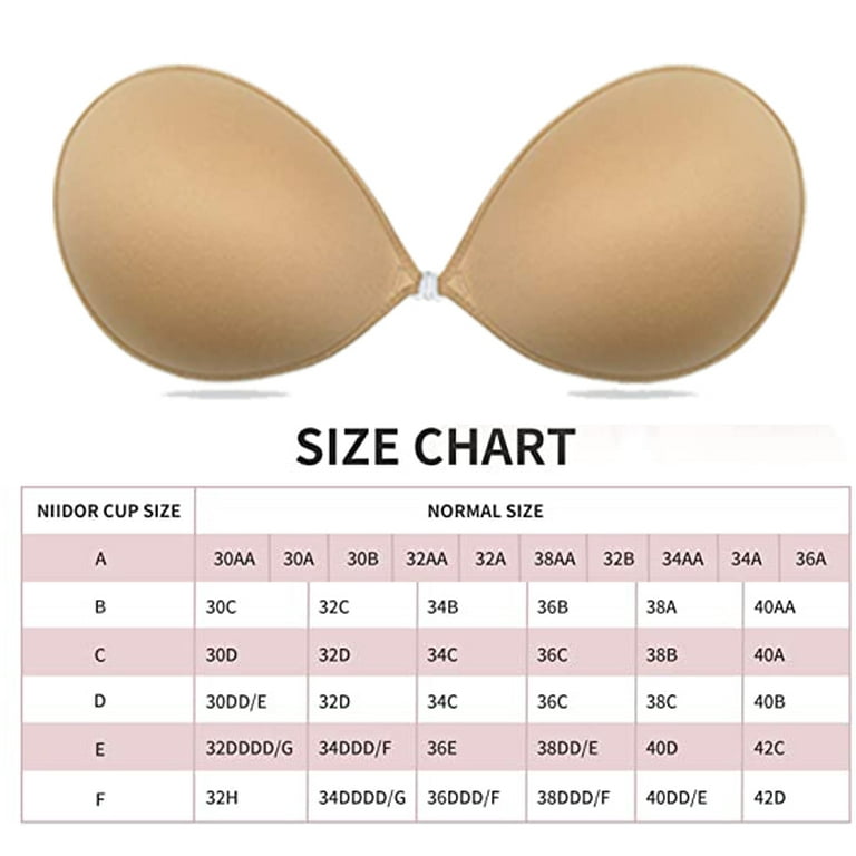 Dicasser 3 Pack Self Adhesive Invisible Bra Push Up Backless Strapless  Magic Sticky Bras for Women 