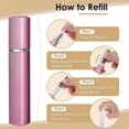 thumbnail image 4 of 12ml Perfume Travel Refillable Atomizer Bottles, Mini Perfume Spray Bottle, Empty Cologne Sprayer for Travel and Outgoing,5 pcs, 4 of 4