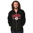 thumbnail image 3 of Father's Day Worlds Greatest All Star Zip Hoodie Sweatshirt Men Brisco Brands S, 3 of 6
