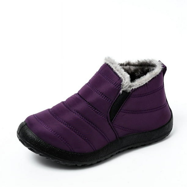 Zapatos de algodón cálidos de invierno para mujer, zapatos de algodón con suela suave, zapatos de mujer, zapatos de hombre, botas de nieve, botas de algodón