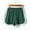 Green, variant on USSUMA Online Shopping Bermuda Shorts for Women Solid Color Dolphin Pull-on Elastic Mid Waist Hip Lifting Wide Leg Sports Athletic Shorts Skinny Fit Summer Shorts for Cocktail Black L