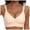 Beige, variant on XFHLMJFF Bra for Women Wireless Push-Up Full Coverage Seamless Bralette Soft Support Lift Solid Color Regular Plus Size All Day Wear