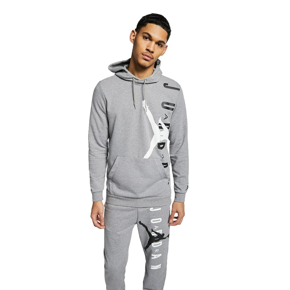 nike jordan jumpman cuffed joggers in grey