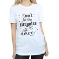 thumbnail image 3 of Harry Potter Womens Don't Let The Muggles Cotton Boyfriend T-Shirt, 3 of 5