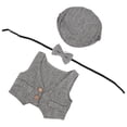 thumbnail image 1 of Conjunto De Chaleco Para Bebés, Ropa Para Bebés De Algodón Para Bebés De 0 A 1 Mes, 1 of 7