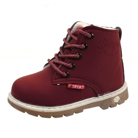 

〖CFXNMZGR〗Girls Sneakers Children Warm Boys Girls Sneaker Kids Baby Casual Shoes