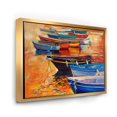 thumbnail image 2 of Designart Boats In The Harbor During Warm Colourd Sunset I FLOAT FRAME WALL ART, 2 of 4
