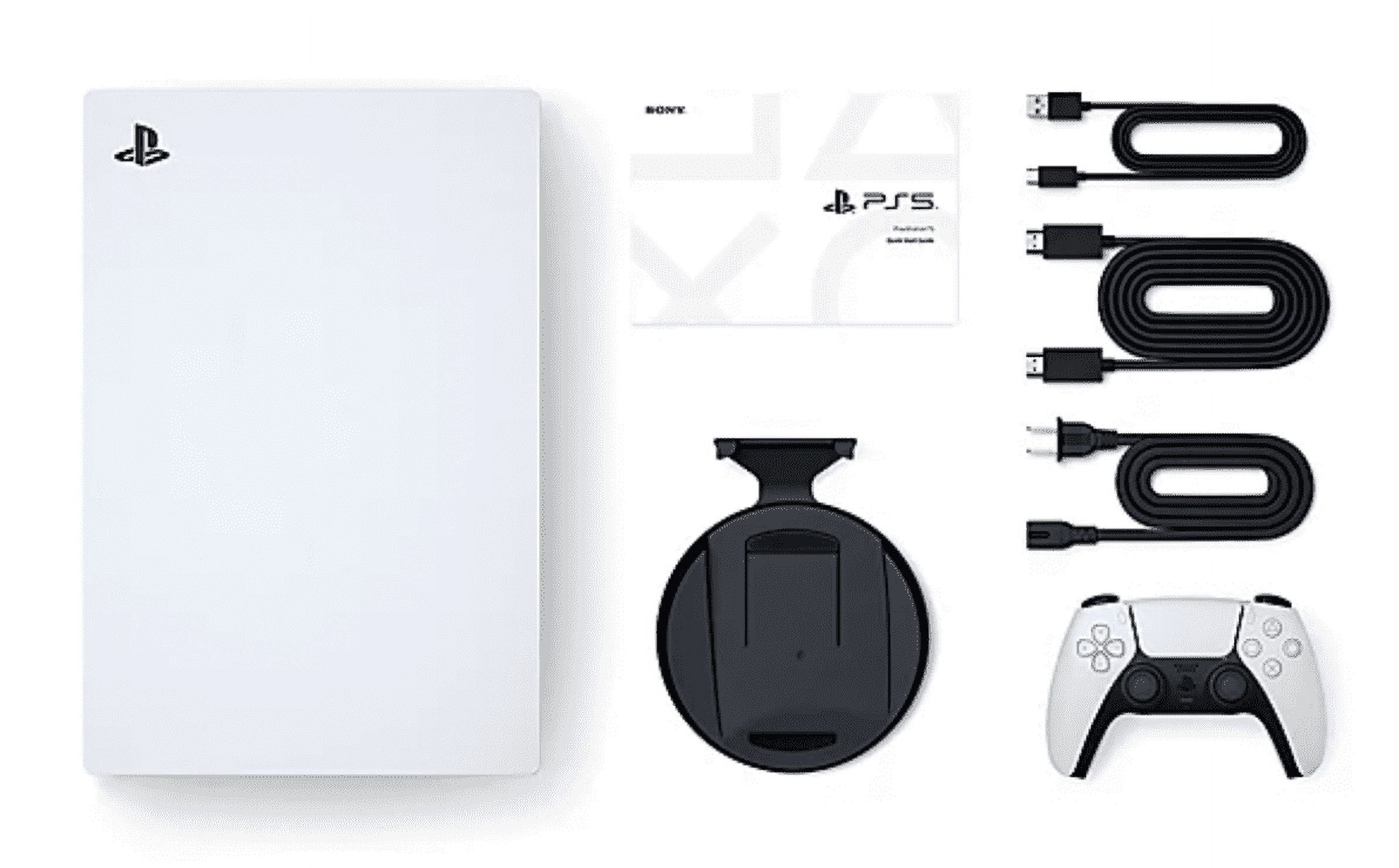 2023 PlayStation PS 5 Gaming Holiday Bundle:PS5_Disc Console with Marvel’s Spider-Man 2, God of War & The Last of Us Remastered +Wireless Controller+ Charging Dock + 3pcs Controller Skins