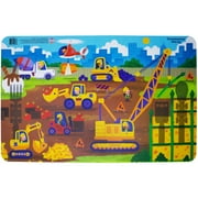 Constructive Eating Worksite Placemat for Toddlers, Infants, Babies and Kids - Placemat Toy is Made in The USA Using Materials Tested for Safety