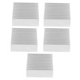 thumbnail image 2 of Radiador De Enfriamiento De Aluminio, Disipador De Calor Anticorrosión 5 PCS Para Fuente De Alimentación Para PCB Para Módulo Para Placa Base Para Enrutador Para Radiador IC ANGGREK Otros, 2 of 8