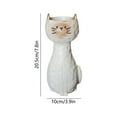 thumbnail image 3 of Hometravel Resin Siamese Cat Vase Ornament, Decorative Planter for Dried Flowers and Pampas, Cute Desktop Decor for Coffee Table and Shelf, Charming Home Accent for Office and Living Room, 3 of 6