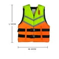thumbnail image 6 of Clearance!Adults Life Jacket, Aid Vest Kayak Ski Buoyancy Fishing Watersport 243 Pounds Maximum Bearing Capacity Elastic Belt Life Jackets For Adulit 80-160KG, 6 of 6