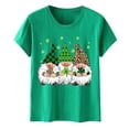 thumbnail image 4 of QIPOPIQ T-Shirts à Manches Courtes pour Femmes à Col Rond T-Shirts de la Saint-Patrick T-Shirt Shamrock T-Shirt Vert T-Shirt T-Shirts de la Saint-Patrick Tee Hauts Imprimés T-Shirts des Fêtes T-Shirts Graphiques Aubaines, 4 of 4