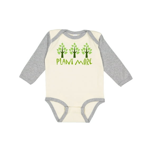 Inktastic Earth Day Arbor Day Plant Trees Boys or Girls Long Sleeve Baby Bodysuit