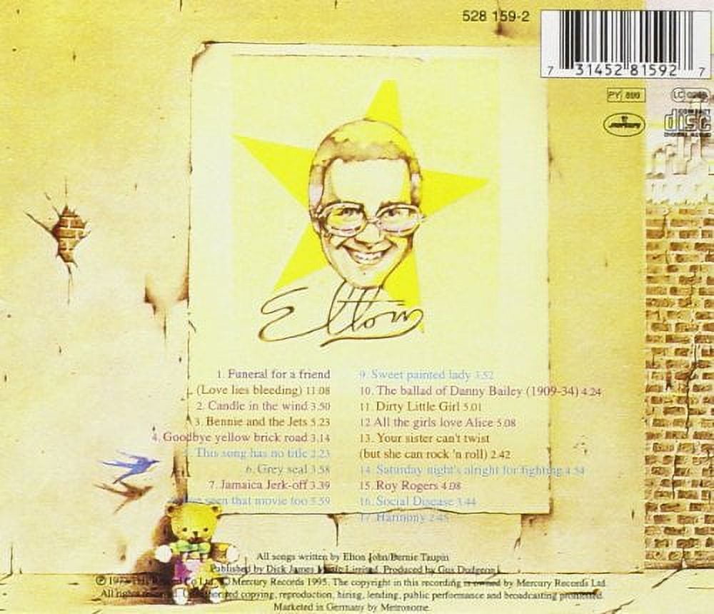 Goodbye Yellow Brick Road Elton John (CD) - Walmart.com