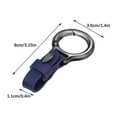 thumbnail image 3 of Dongrere Men's Keychain with Leather Strap Car Key Pendant & Waist Hook, 3 of 5