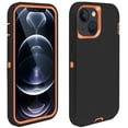 thumbnail image 1 of Entronix Funda Resistente para iPhone 11 Pro Max, Triple Capa a Prueba de Golpes y Protección contra Caídas, Color Naranja, 1 of 5