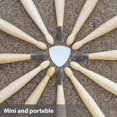 thumbnail image 5 of Queilt 4 Pieces Drum Mute Drum Dampener Silicone Drumstick Silent Practice Tips Percussion Accessory Mute Replacement Musical Instruments Accessory (Grey,Grid), 5 of 5