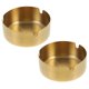 thumbnail image 3 of 2 ceniceros pequeños redondeados de acero inoxidable para interiores, 3 of 7