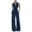 Navy, variant on Tqcoqu Women’s Sleeveless V Neck Jumpsuit Button Down Wide Leg Jumpsuit with Pockets Office Outfit,Beige,Women's S-XL