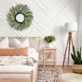 thumbnail image 2 of Spring Wreath 20inches Artificial Wreath with Flower Summer Wreath for Front Door Wall Window Party Festival Wedding, 2 of 4