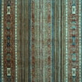 thumbnail image 1 of Ahgly Company Indoor Square Oriental Light Blue Traditional Area Rugs, 6' Square, 1 of 4