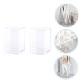thumbnail image 4 of OUNONA 2Pcs Pen and Memo Holder Transparent PP for Office and Home Use, 4 of 8