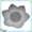 Grey, variant on Silicone Soap Dishes with Draining - Lotus Shaped Bathroom Bar Soap Holder for Shower - Soap Tray for Kitchen Sink - Floral Shape Soap Saver for Counter Bathtub(1Pack-Blue)