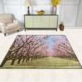 thumbnail image 3 of Coolnut Peach Blossom at Spring Area Rug Pad - 80 x 58 inch - 100% Light Weight Polyester Fabric for Living - Bedroom, 3 of 6