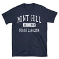 thumbnail image 1 of Mint Hill North Carolina Classic Established Men's Cotton T-Shirt, 1 of 1