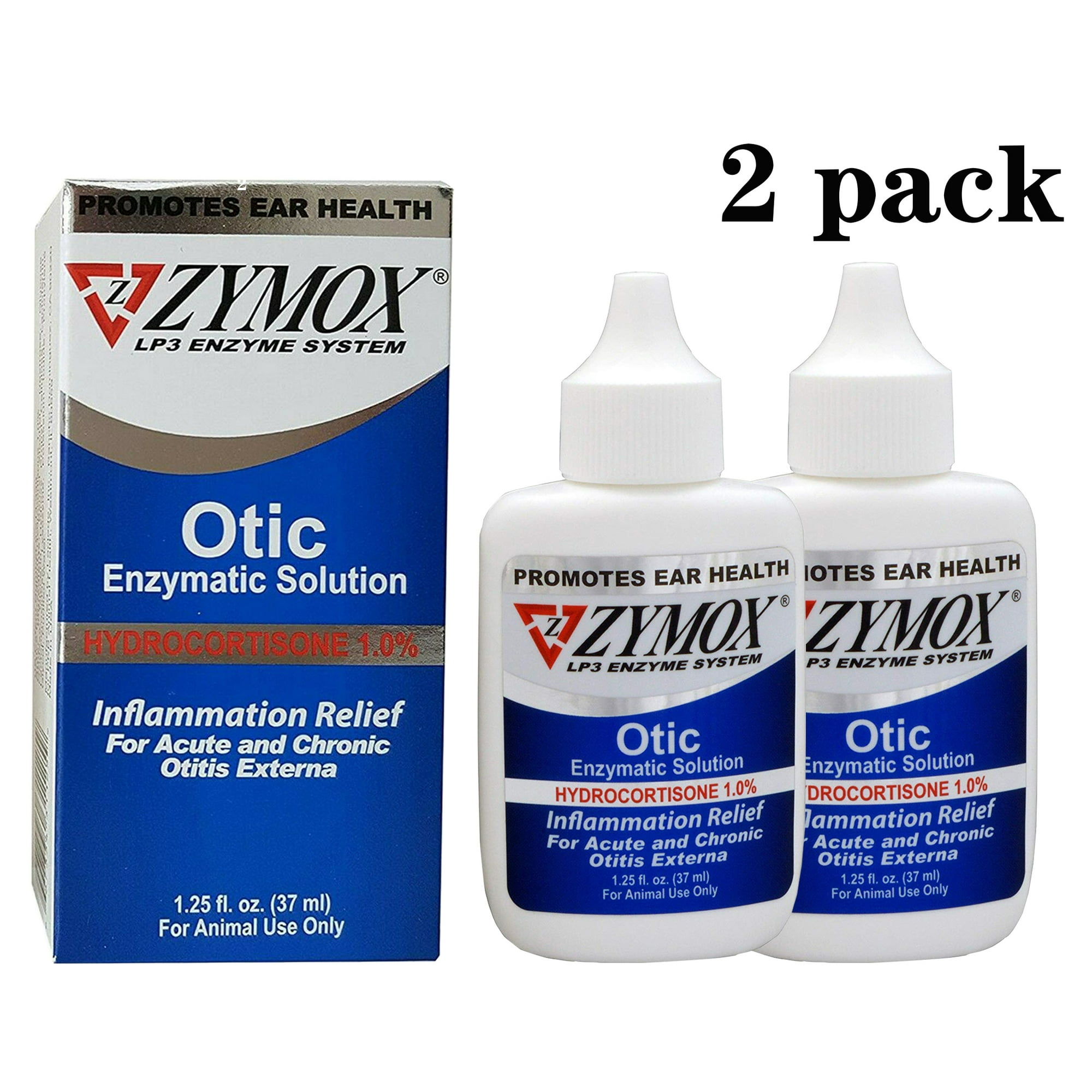 Zymox Otic Enzymatic Solution Hydrocortisone Free 1800PetMeds atelier
