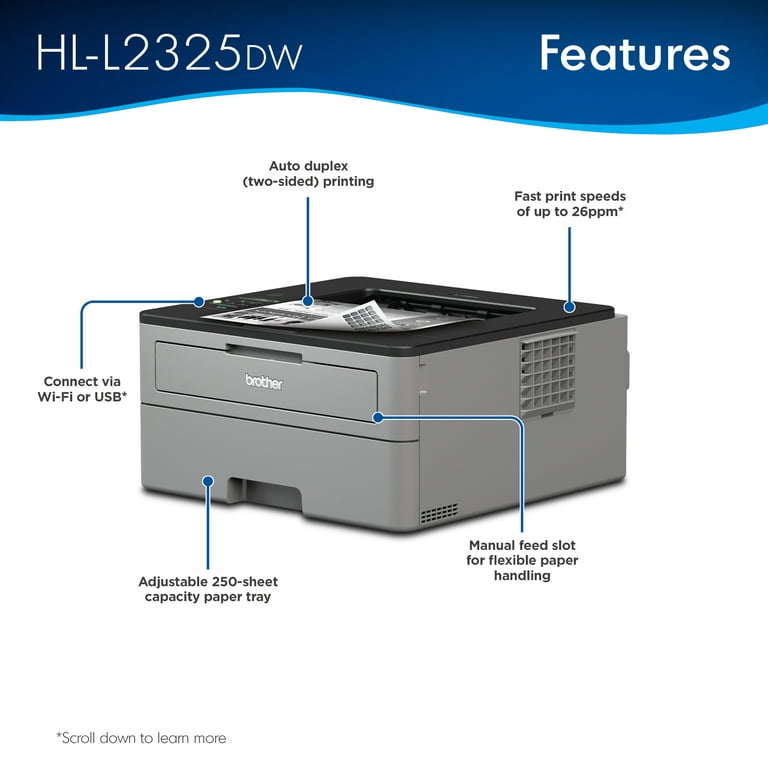 Brother HL-L2375DW - Imprimante laser - Garantie 3 ans LDLC