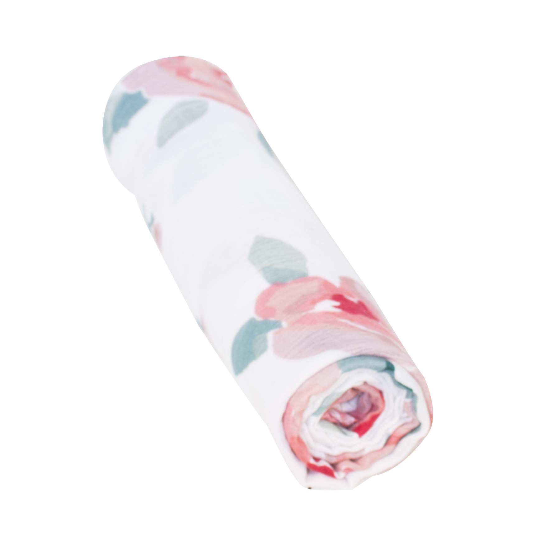 Bebe Au Lait Oh So Soft Muslin Swaddle Blanket Rosy