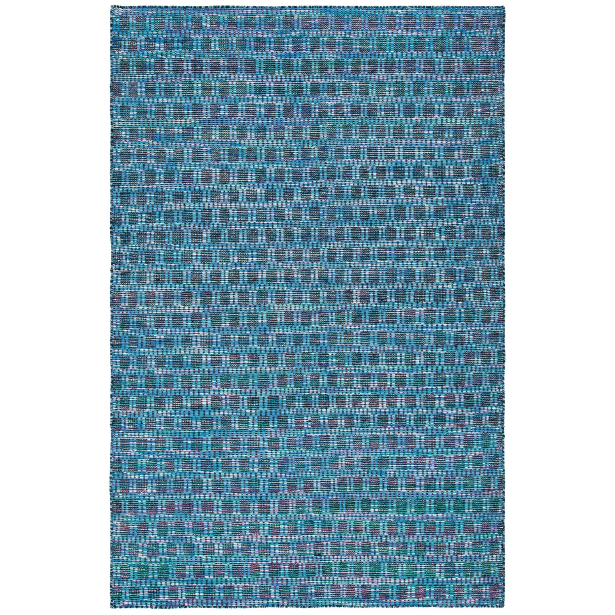 SAFAVIEH Kilim Ottoline Geometric Area Rug, Blue/Black, 5' x 8'
