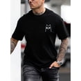 thumbnail image 1 of Camiseta informal de cuello redondo para hombre, ideal para adultos, hombres, mujeres, adolescentes, jóvenes y para el tiempo libre., 1 of 7