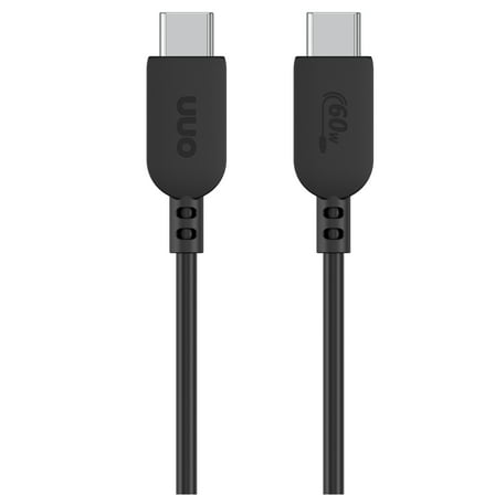 onn 3ft USB-C To USB-C Charging Cable, USB-IF Certified, Fast Charging Black - Compatible with iPhone 17/16/15 Series, Samsung Galaxy, Note, Pixel Devices iPad Pro, & More