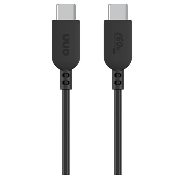 onn 3ft USB-C To USB-C Charging Cable, USB-IF Certified, Fast Charging Black - Compatible with iPhone 17/16/15 Series, Samsung Galaxy, Note, Pixel Devices iPad Pro, & More
